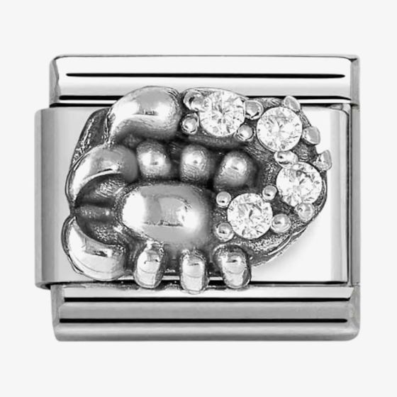 Nomination Silvershine Sterling Silver Cubic Zirconia Scorpio Charm 330326/08