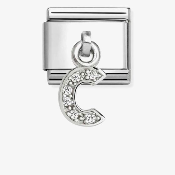 Nomination Silvershine Sparkling Letter C Charm 331818/03
