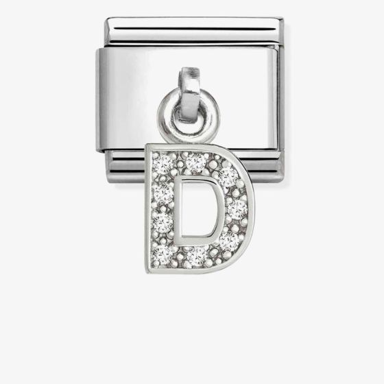 Nomination Silvershine Sparkling Letter D Charm 331818/04