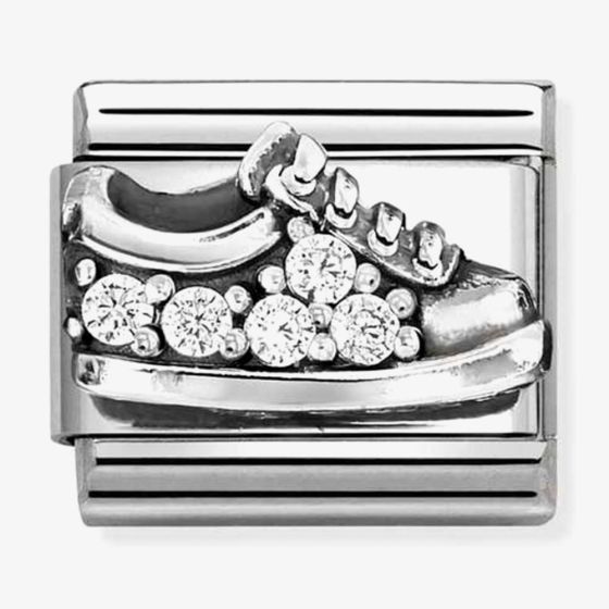 Nomination Classic Silver Cubic Zirconia Sneaker Charm 330327/17