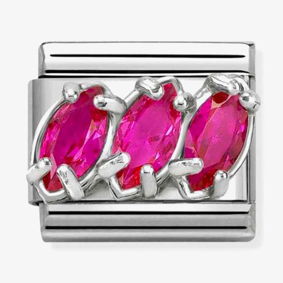 Nomination Classic Trilogy Red Cubic Zirconia Charm 330329/22