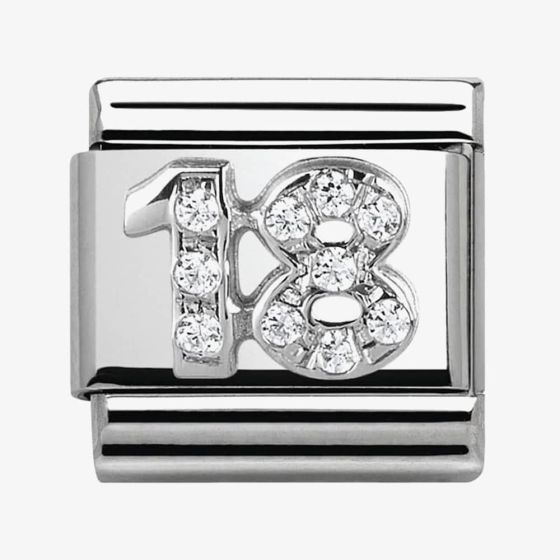Nomination CLASSIC Silvershine 18 Charm 330304/18