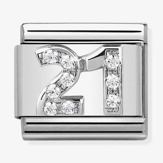 Nomination CLASSIC Silvershine 21 Charm 330304/19