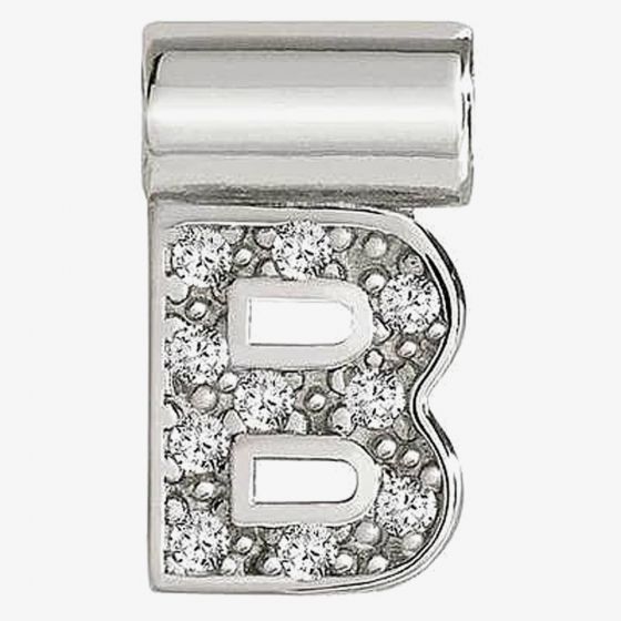 Nomination SeiMia Silver Cubic Zirconia Letter B Pendant 147115/002