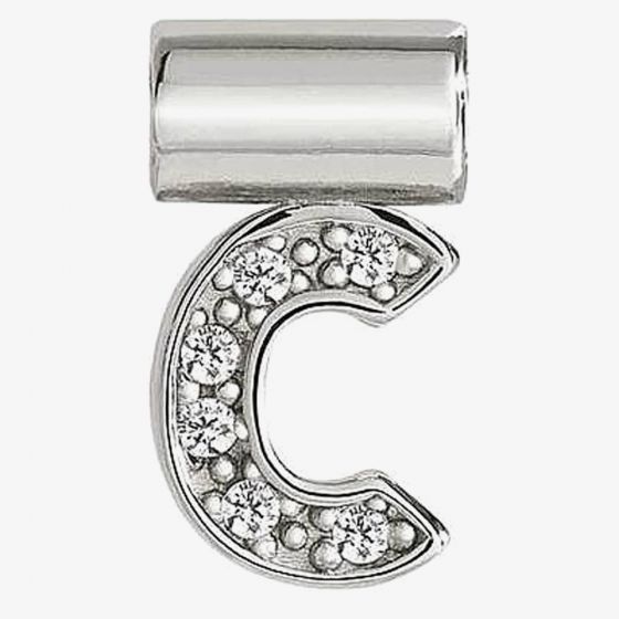 Nomination SeiMia Silver Cubic Zirconia Letter C Pendant 147115/003