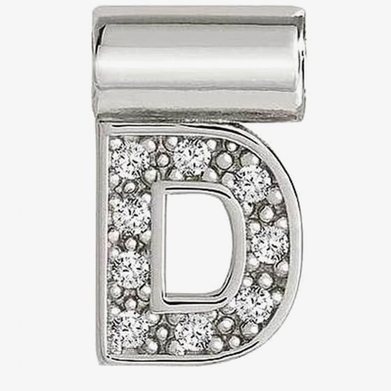 Nomination SeiMia Silver Cubic Zirconia Letter D Pendant 147115/004