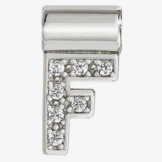 Nomination SeiMia Silver Cubic Zirconia Letter F Pendant 147115/006