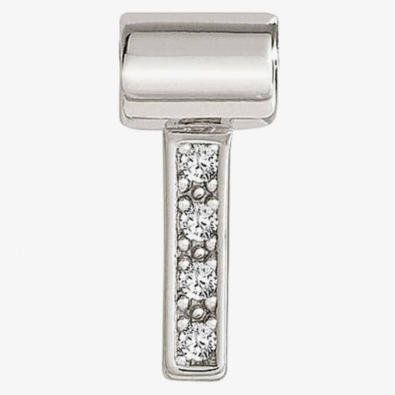 Nomination SeiMia Silver Cubic Zirconia Letter I Pendant 147115/009