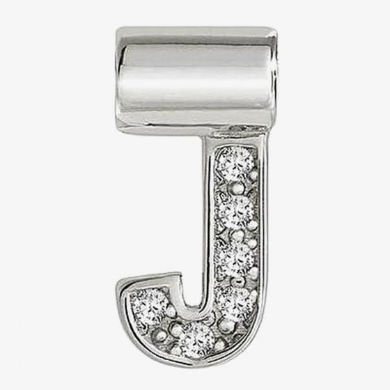 Nomination SeiMia Silver Cubic Zirconia Letter J Pendant 147115/010