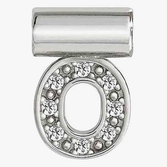 Nomination SeiMia Silver Cubic Zirconia Letter O Pendant 147115/015