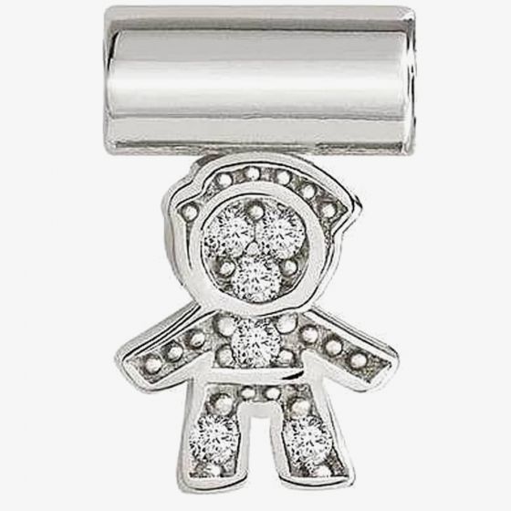 Nomination SeiMia Silver Cubic Zirconia Baby Boy Pendant 147116/027