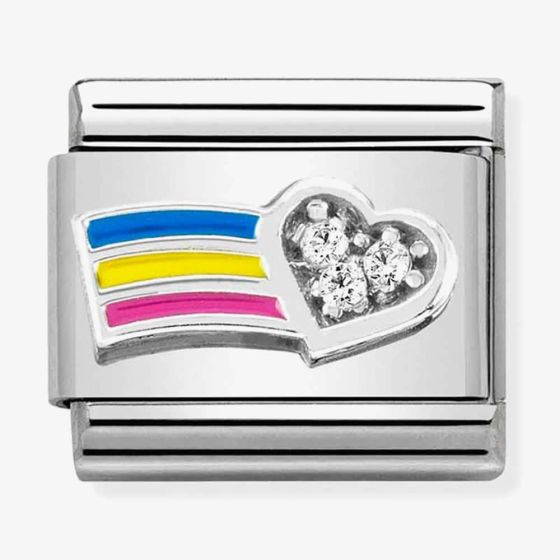 Nomination CLASSIC Rainbow Heart Celebrate Everyday Charm 330321/01