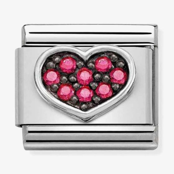 Nomination CLASSIC Composable Symbols Heart Fuchsia Charm 330323/06