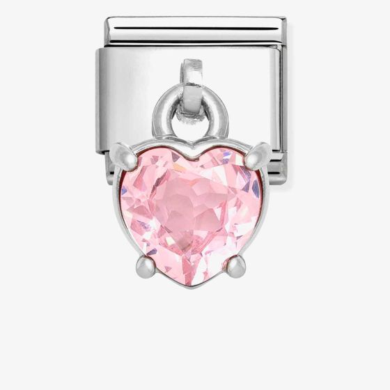 Nomination CLASSIC Pink Heart Dangle Charm 331812/14