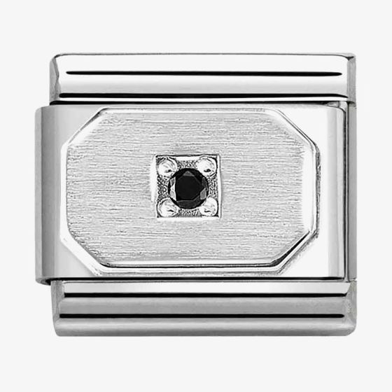 Nomination CLASSIC Symbols Black Cubic Zirconia Charm 330311/18