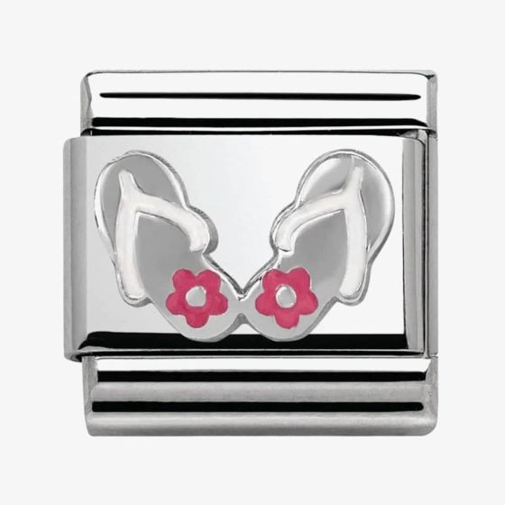 Nomination CLASSIC Silvershine Honolulu Flip Flop Charm 330202/30