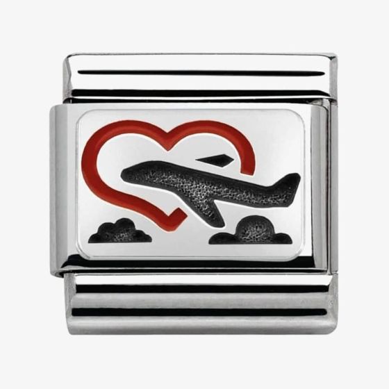 Nomination CLASSIC Silvershine Plates Honeymoon Charm 330208/02