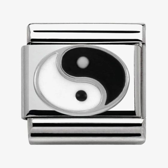 Nomination CLASSIC Silvershine Symbols Yin Yang Charm 330202/14