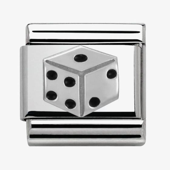 Nomination CLASSIC Silvershine Symbols Dice Charm 330202/11