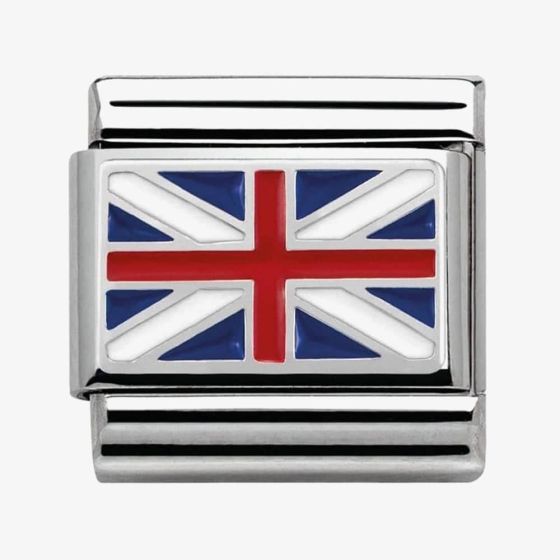 Nomination CLASSIC Silvershine Flags Great Britain Charm 330207/04