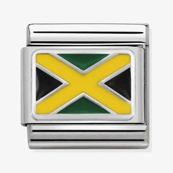 Nomination CLASSIC Silvershine Flags Jamaica Charm 330207/28