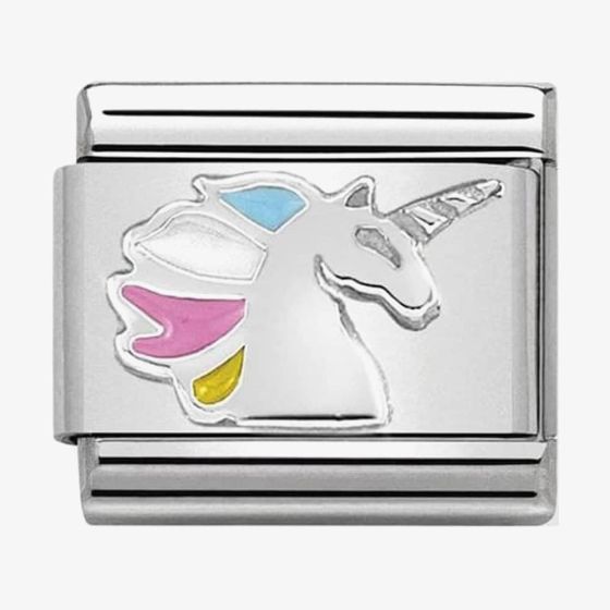 Nomination CLASSIC Silvershine Unicorn With Enamel Charm 330204/16
