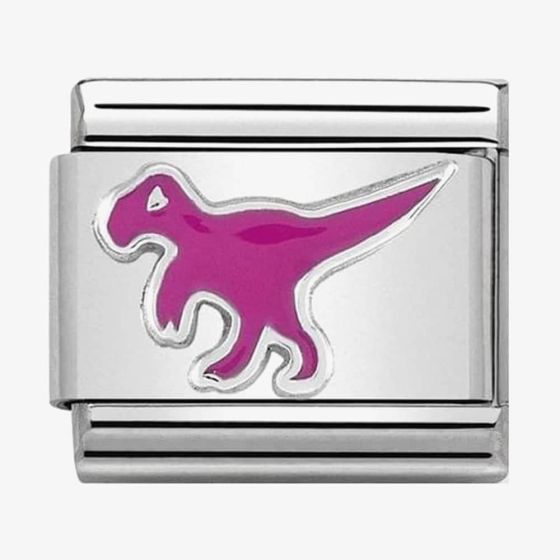Nomination CLASSIC Silvershine T-Rex Dinosaur Charm 330204/21