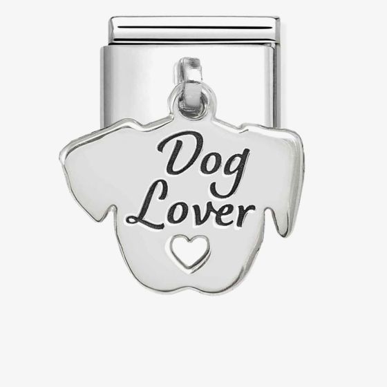 Nomination Classic Plates Dog Lover Dropper Charm 331811/13