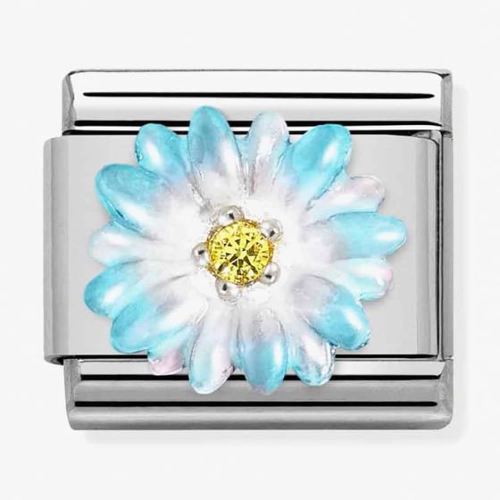 Nomination CLASSIC Composable Light Blue Flower Charm 330321/06