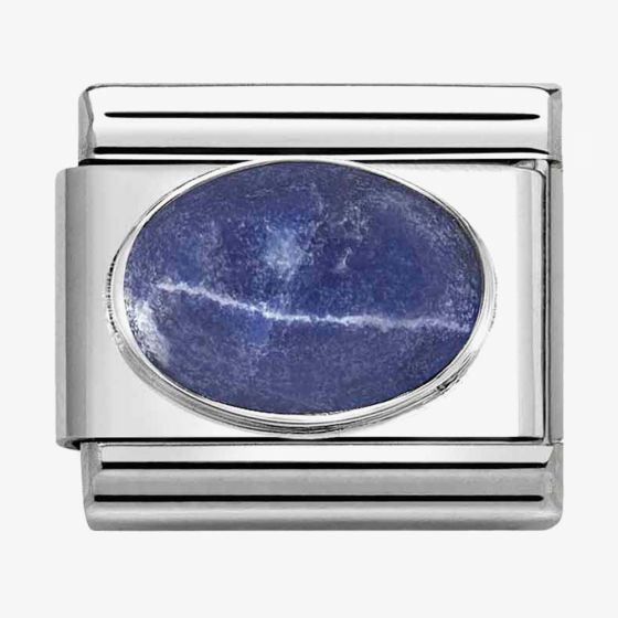 Nomination CLASSIC Hard Stones Matte Blue Sodalite Stone Charm 330510/42