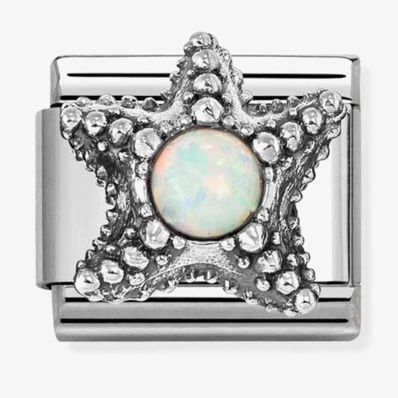 Nomination Classic White Opal Starfish Charm 330511/05
