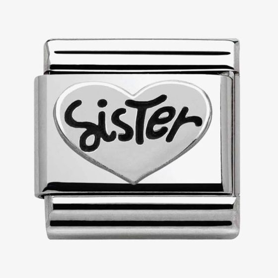 Nomination CLASSIC Silvershine My Family Sister Charm 330101/11