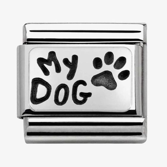 Nomination CLASSIC Silvershine My Family My Dog Charm 330102/35