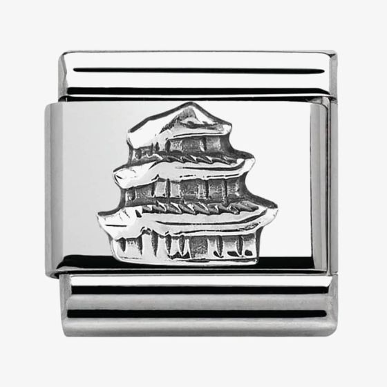 Nomination CLASSIC Silvershine Monuments Pagoda Charm 330105/25