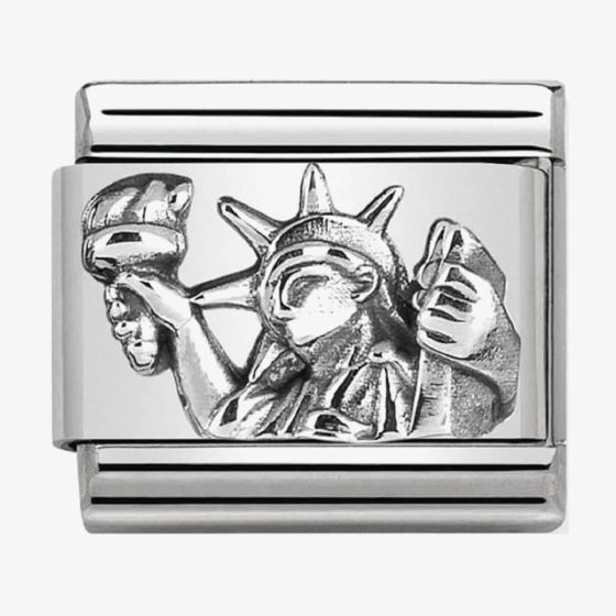 Nomination CLASSIC Silvershine Monuments Statue Of Liberty Charm 330105/34