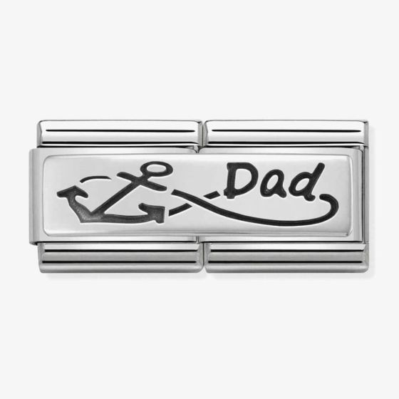 Nomination CLASSIC Silvershine Double Link Infinity Dad Charm 330710/05