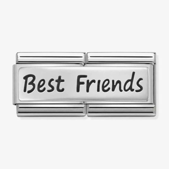 Nomination CLASSIC Silvershine Double Link Best Friends Charm 330710/03