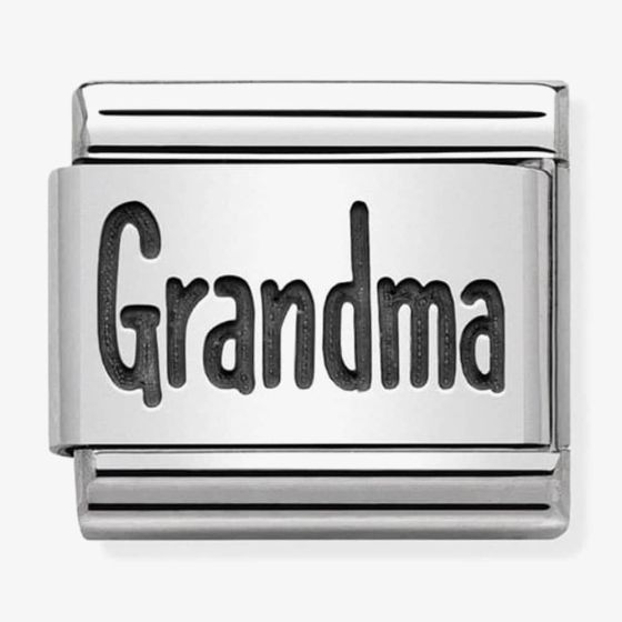 Nomination CLASSIC Silvershine Plates Oxidised Grandma Charm 330102/44