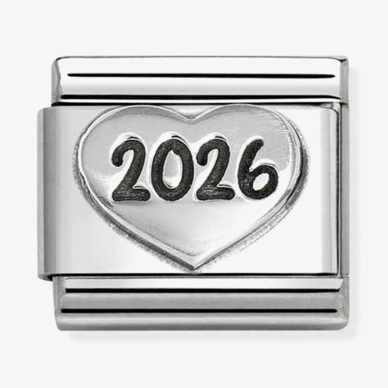 Nomination Classic Symbols Silver 2026 Heart Charm 330101/97