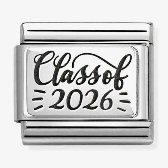 Nomination Classic Plates Silver Class Of 2026 Charm 330109/65