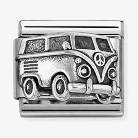 Nomination Classic Silver Campervan Charm 330114/05