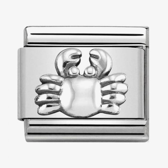Nomination CLASSIC Silvershine Oxidised Symbols Crab Charm 330101/28