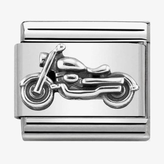 Nomination CLASSIC Silvershine Oxidised Symbols Vintage Bike Charm 330101/32