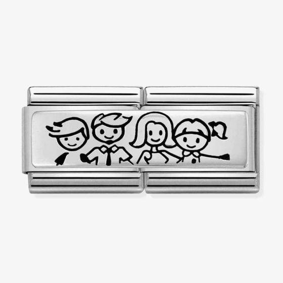 Nomination CLASSIC Silvershine Family Double Charm 330710/36