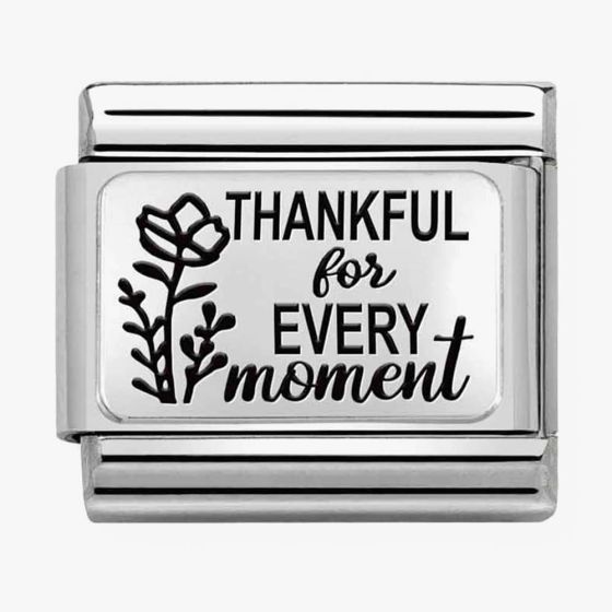 Nomination CLASSIC Composable Plates Thankful Charm 330111/32