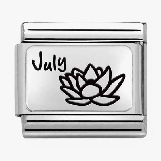 Nomination CLASSIC Composable Plates July Flower Charm 330112/19