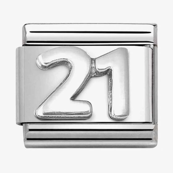 Nomination CLASSIC Composable Oxidised Silver 21 Charm 330101/57