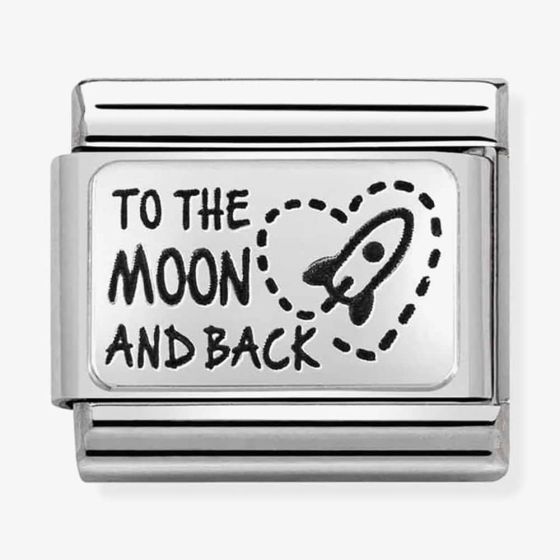 Nomination CLASSIC Composable Sterling Silver To the Moon and Back Charm 330111/39