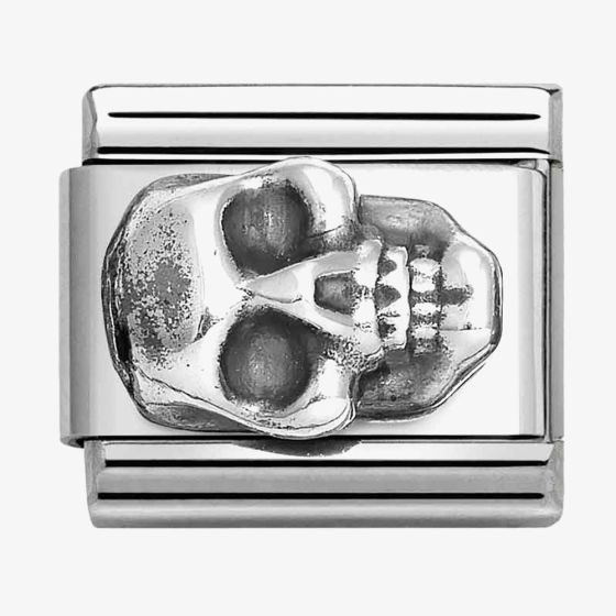 Nomination CLASSIC Silvershine Oxidised Skull Charm 330101/65