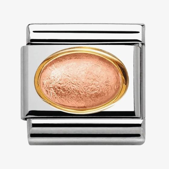 Nomination CLASSIC Rose Gold Double Stones Charm 430505/03